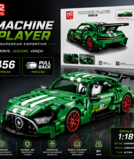 Blocos de Montar Carro Esportivo Mercedes-AMG GT Machine Player JMIX 456 Peças - com Fricção (Pull Back)
