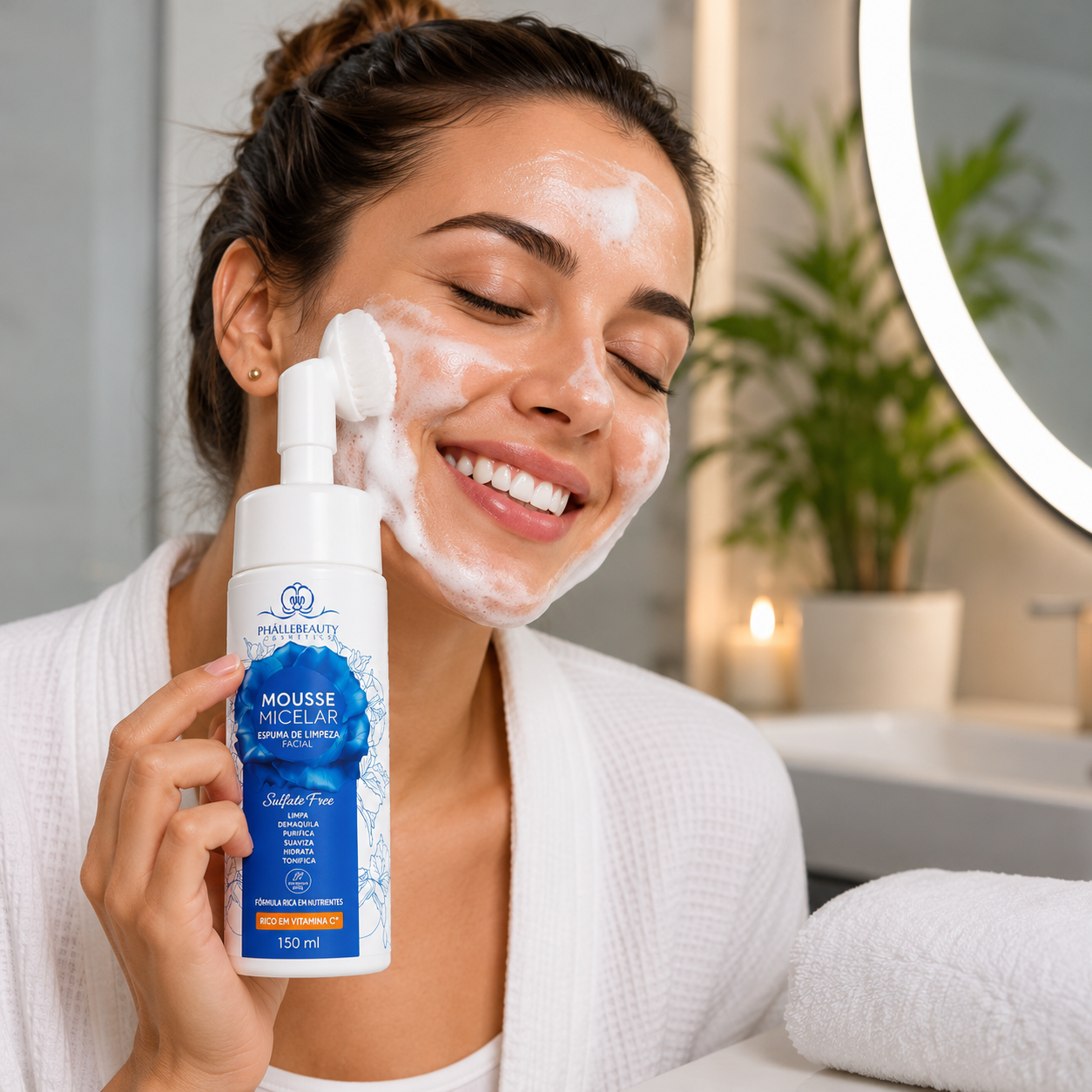 Mousse Limpeza Facial – Phallebeauty