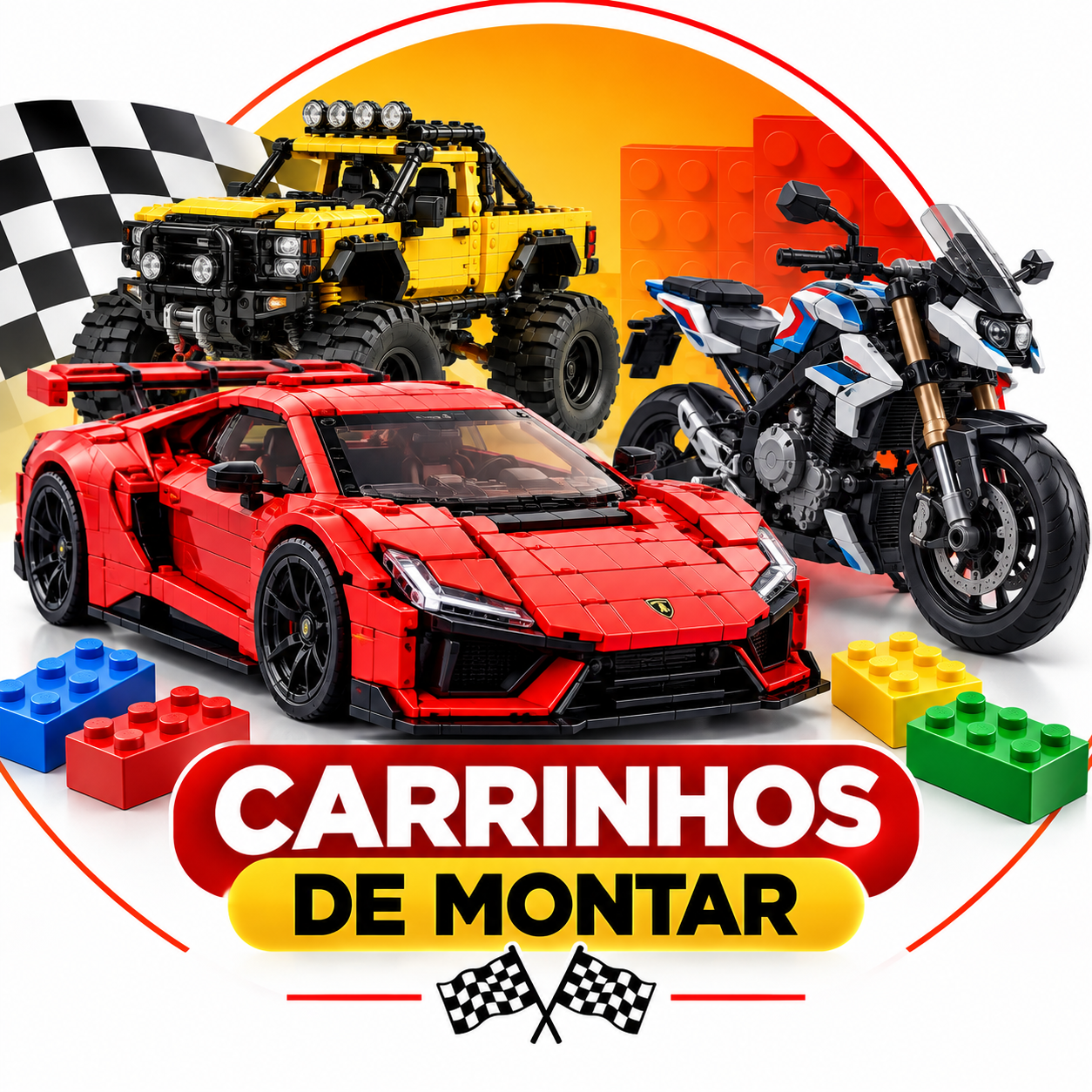 CARRINHOS DE MONTAR
